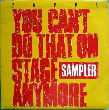2LP Frank Zappa: You Can't Do That On Stage Anymore Sampler