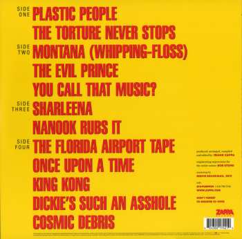 2LP Frank Zappa: You Can't Do That On Stage Anymore (Sampler) CLR