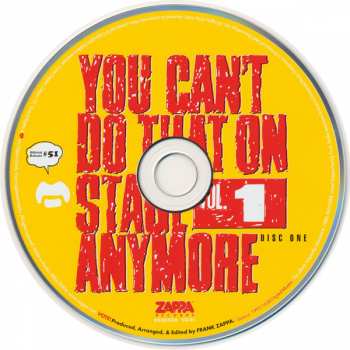 2CD Frank Zappa: You Can't Do That On Stage Anymore Vol. 1
