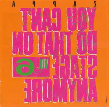 2CD Frank Zappa: You Can't Do That On Stage Anymore Vol. 6