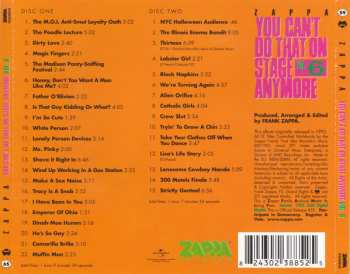 2CD Frank Zappa: You Can't Do That On Stage Anymore Vol. 6