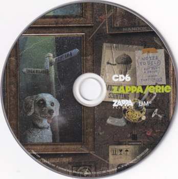 6CD/Set di cofanetti Frank Zappa: Zappa/Erie LTD