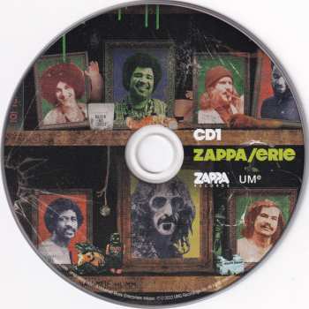 6CD/Set di cofanetti Frank Zappa: Zappa/Erie LTD