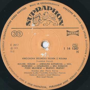 LP František Kmoch: 100 Let Kmochovy Kolínské Hudby