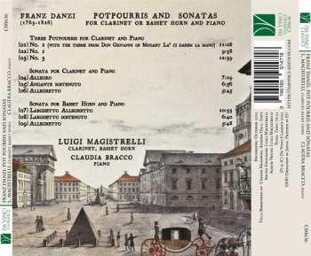 CD Luigi Magistrelli: Potpourris And Sonatas (For Clarinet Or Basset Horn And Piano)