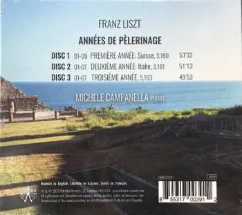 3CD/Set di cofanetti Franz Liszt: Années de Pèlerinage
