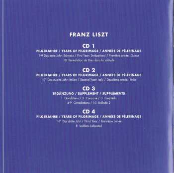 4CD Franz Liszt: Années De Pèlerinage