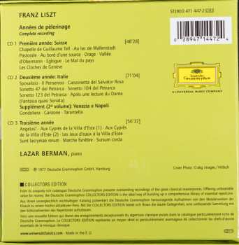 3CD/Set di cofanetti Franz Liszt: Années De Pèlerinage - Complete Recording
