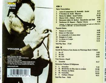 2CD Franz Liszt: Brendel plays Liszt (Volume Two)