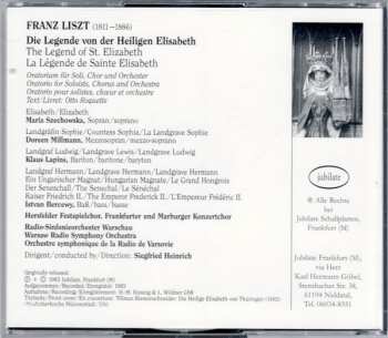 2CD Franz Liszt: Die Legende Von Der Heiligen Elisabeth
