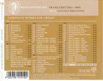 5CD/Set di cofanetti Franz Liszt: Jubilee Edition 2011 - Complete Works For Organ