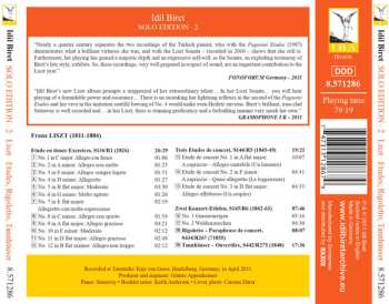 CD Franz Liszt: Etude En 12 Exercises / Trois Etudes De Concert / Rigoletto - Paraphrase De Concert / Ouvertüre Zu Tannhäuser