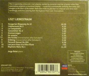 CD Franz Liszt: Liebestraum And Other Piano Works