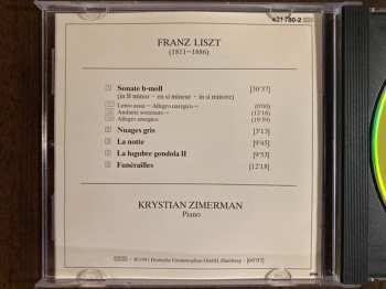 CD Franz Liszt: Sonate H-moll = In B Minor • Nuages Gris • La Notte • La Lugubre Gondola II • Funérailles