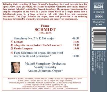 CD Franz Schmidt: Symphony No. 2, Fuga Solemnis