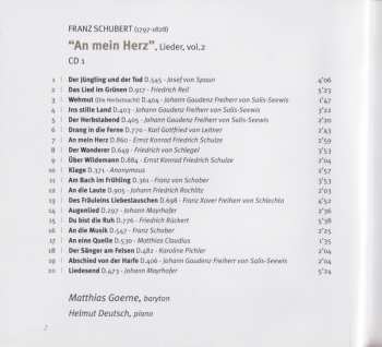 2CD Franz Schubert: An Mein Herz 