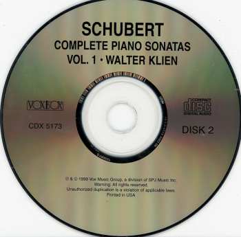 2CD Franz Schubert: Complete Piano Sonatas, Volume 1