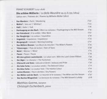 CD Franz Schubert: Die Schöne Müllerin
