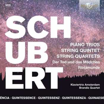 5CD/Set di cofanetti Franz Schubert: Piano Trios, String Quintet, String Quartets