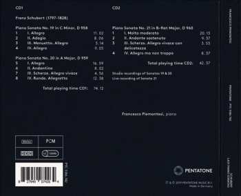 2CD Franz Schubert: Last Piano Sonatas