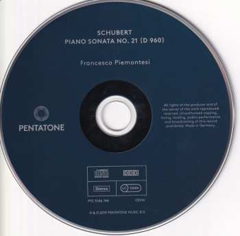 2CD Franz Schubert: Last Piano Sonatas