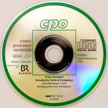 CD Franz Schubert: Complete Violin Sonatas