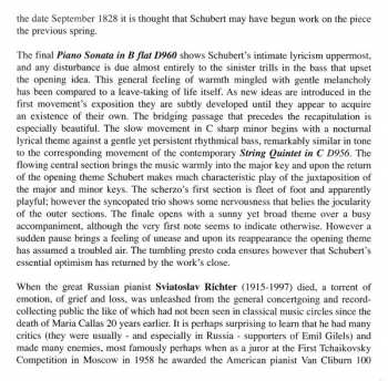 CD Franz Schubert: Piano Sonatas 19, 21