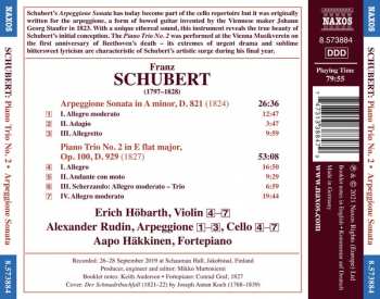 CD Franz Schubert: Piano Trio No. 2 • Arpeggione Sonata