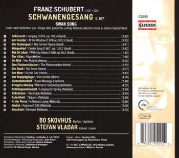 CD Franz Schubert: Schwanengesang