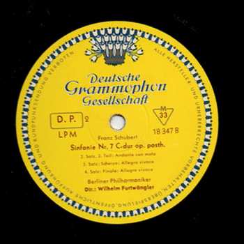 LP Berliner Philharmoniker: Sinfonie Nr. 7 C-Dur Op. Posth.