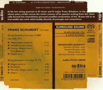SACD Franz Schubert: String Quartets (String Quartet In G Major D 887 · String Quartet In G Minor D 173)