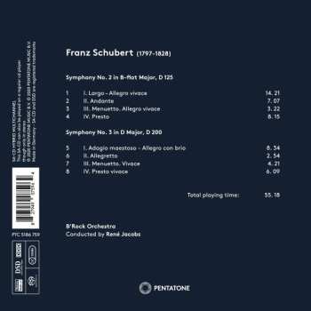 SACD Franz Schubert: Symphonies 2 & 3 DIGI