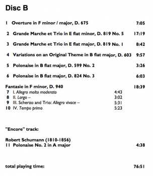 7CD/Set di cofanetti Franz Schubert: The Complete Original Piano Duets