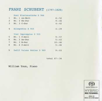 SACD Franz Schubert: Klavierstücke D 946 / Allegretto D 915 / Impromptus D 935 / Valses Nobles D 969