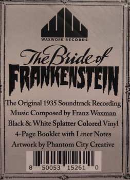 LP Franz Waxman: The Bride Of Frankenstein (The 1935 Original Soundtrack Recording) CLR | DLX