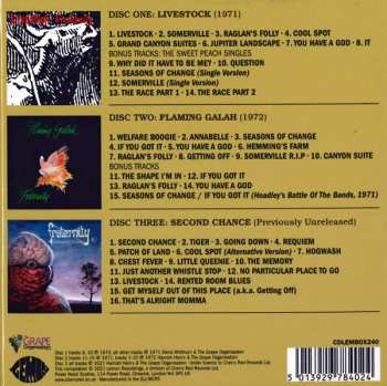 3CD/Set di cofanetti Fraternity: Seasons Of Change (The Complete Recordings 1970-1974)