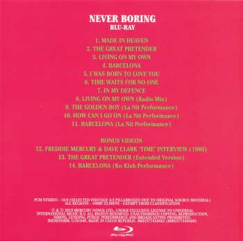 3CD/DVD/Set di cofanetti/Blu-ray Freddie Mercury: Never Boring LTD