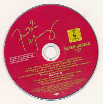 3CD/DVD/Set di cofanetti/Blu-ray Freddie Mercury: Never Boring LTD