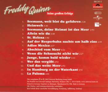 3CD/Set di cofanetti Freddy Quinn: Seine Großen Erfolge
