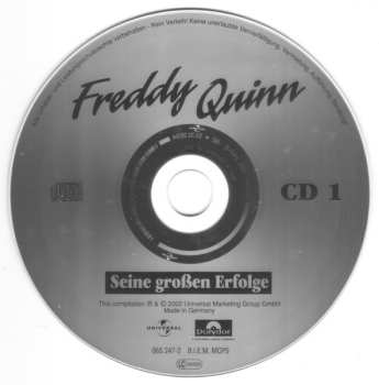 3CD/Set di cofanetti Freddy Quinn: Seine Großen Erfolge