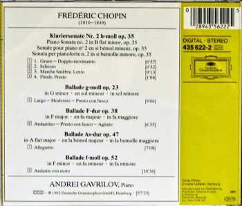 CD Frédéric Chopin: 4 Balladen • Sonate No. 2