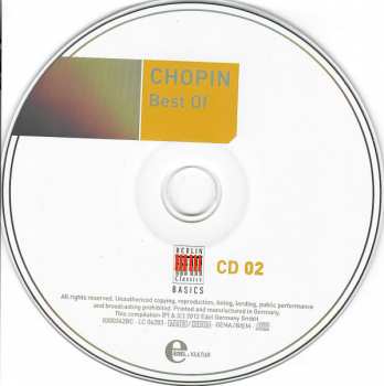 2CD Frédéric Chopin: Best Of