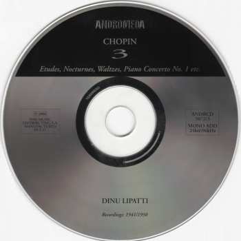 3CD Frédéric Chopin: The Chopin Experience (The Complete Recordings 1941-1950)