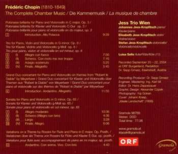 CD Frédéric Chopin: Die Kammermusik