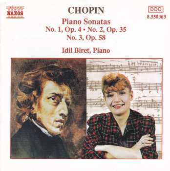 CD Frédéric Chopin: Piano Sonatas No.1, Op. 4 • No. 2, Op. 35 • No. 3, Op. 58