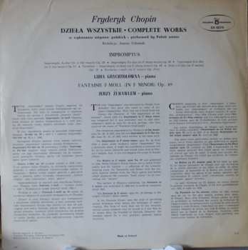 LP Frédéric Chopin: Impromptus / Fantaisie F-moll Op. 49