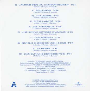 9CD/Set di cofanetti Frédéric François: L'intégrale Des Albums Originaux 1984-1992