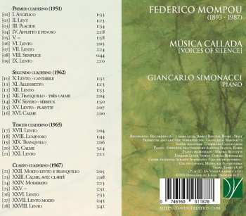 CD Frederic Mompou: Música Callada (Voices Of Silence)