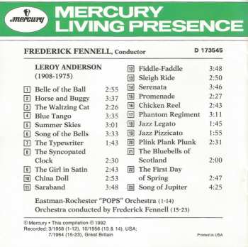 CD Frederick Fennell: Frederick Fennell Conducts The Music Of Leroy