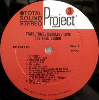 LP The Free Design: Stars / Time / Bubbles / Love
